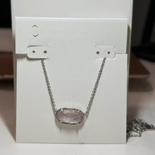 Load image into Gallery viewer, Geometric Rose Quartz Gemstone Pendant Necklace for Women, Fashion Jewelry, Unique Gifts

