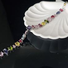 Carregar imagem no visualizador da galeria, Candy Colorful Imitation Crystal Dopamine Unique Design Choker Necklace Bracelet Earrings, Jewelry for Women Bridal Gift
