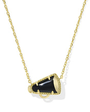 Load image into Gallery viewer, Cheer Megaphone Short Pendant Necklace in Mother-of-Pearl,Fashion Jewelry, Unique Gifts
