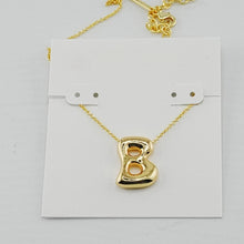 Cargar imagen en el visor de la galería, Gold Personalized Letter Initial A-Z Short Pendant Necklace, Gift for Mom Girlfriend Birthday Valentines Day
