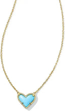 Load image into Gallery viewer, Heart Natural Crystal Gemstone Adjustable Pendant Necklace for Women, Fashion Jewelry
