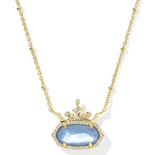 Carica l'immagine nel visualizzatore di Gallery, Princess Series Sparkling Crown Accent Short Pendant Necklace, Fashion Jewelry, Unique Gifts
