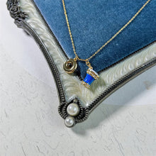 Carica l'immagine nel visualizzatore di Gallery, Cute Colorful Enamel AB Asymmetric Ice Cream Donut Cone Charm Necklace-Fun Fashion Jewelry Gift for Women Girls
