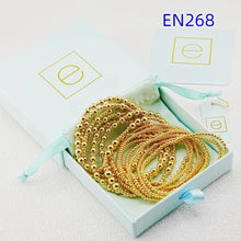 Load image into Gallery viewer, Dainty Gold Bead Stretch Bracelet, 14K Gold Plated Stackable Beaded Bracelets Trendy Everyday Jewelry for Women
