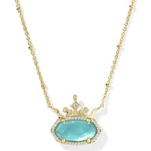 Carica l'immagine nel visualizzatore di Gallery, Princess Series Sparkling Crown Accent Short Pendant Necklace, Fashion Jewelry, Unique Gifts
