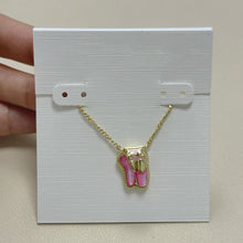 Load image into Gallery viewer, Ballet Short Pendant Necklace in Blush Mother-of-Pearl,Fashion Jewelry, Unique Gifts
