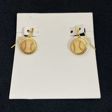 Load image into Gallery viewer, Sports Theme Dangle Earrings Soccer Basketball Volleyball Baseball Softball Game Day Fan Statement Earrings Jewelry Gift for Women Girls
