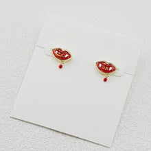 Load image into Gallery viewer, Lips Gold Pendant Necklace/Stud Earrings for Women, Fashion Jewelry, Unique Gifts
