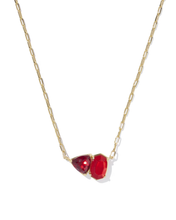 Cargar imagen en el visor de la galería, Colorful Birthstones Short Pendant Necklace for Women, Fashion Jewelry, Unique Gifts
