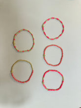 Carregar imagem no visualizador da galeria, Bohemian Beaded Bracelets Colorful Seed Bead Gold Ball Stackable Bracelet Set Women Summer Beach Elastic Jewelry Gift
