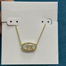 Lade das Bild in den Galerie-Viewer, Gold Texas Necklace in Ivory Mother-of-Pearl, Fashion Jewelry for Women, Unique Gifts
