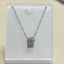 Load image into Gallery viewer, Ballet Short Pendant Necklace in Blush Mother-of-Pearl,Fashion Jewelry, Unique Gifts
