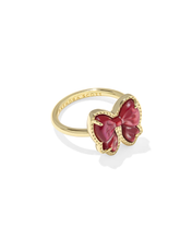 Load image into Gallery viewer, Bow Band Ring in Mother-of-Pearl, Jewelry Gift For Women-Size 7
