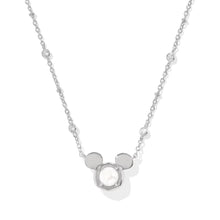 Carica l'immagine nel visualizzatore di Gallery, Mickey Mouse Short Pendant Necklace in Drusy for Women, Fashion Jewelry, Unique Gifts
