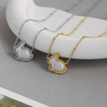 Load image into Gallery viewer, Bunny Rabbit Short Pendant Necklace, Fashion Jewelry for Women, Unique Gifts

