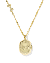 Cargar imagen en el visor de la galería, Love Shack Fancy Gold Locket Illusion Necklace for Women, Fashion Jewelry, Unique Gifts
