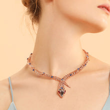 Load image into Gallery viewer, Red Rhinestone Snake Choker Necklace [Jewelry] For Party Gifts
