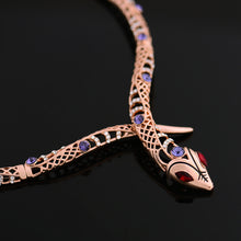 Load image into Gallery viewer, Red Rhinestone Snake Choker Necklace [Jewelry] For Party Gifts
